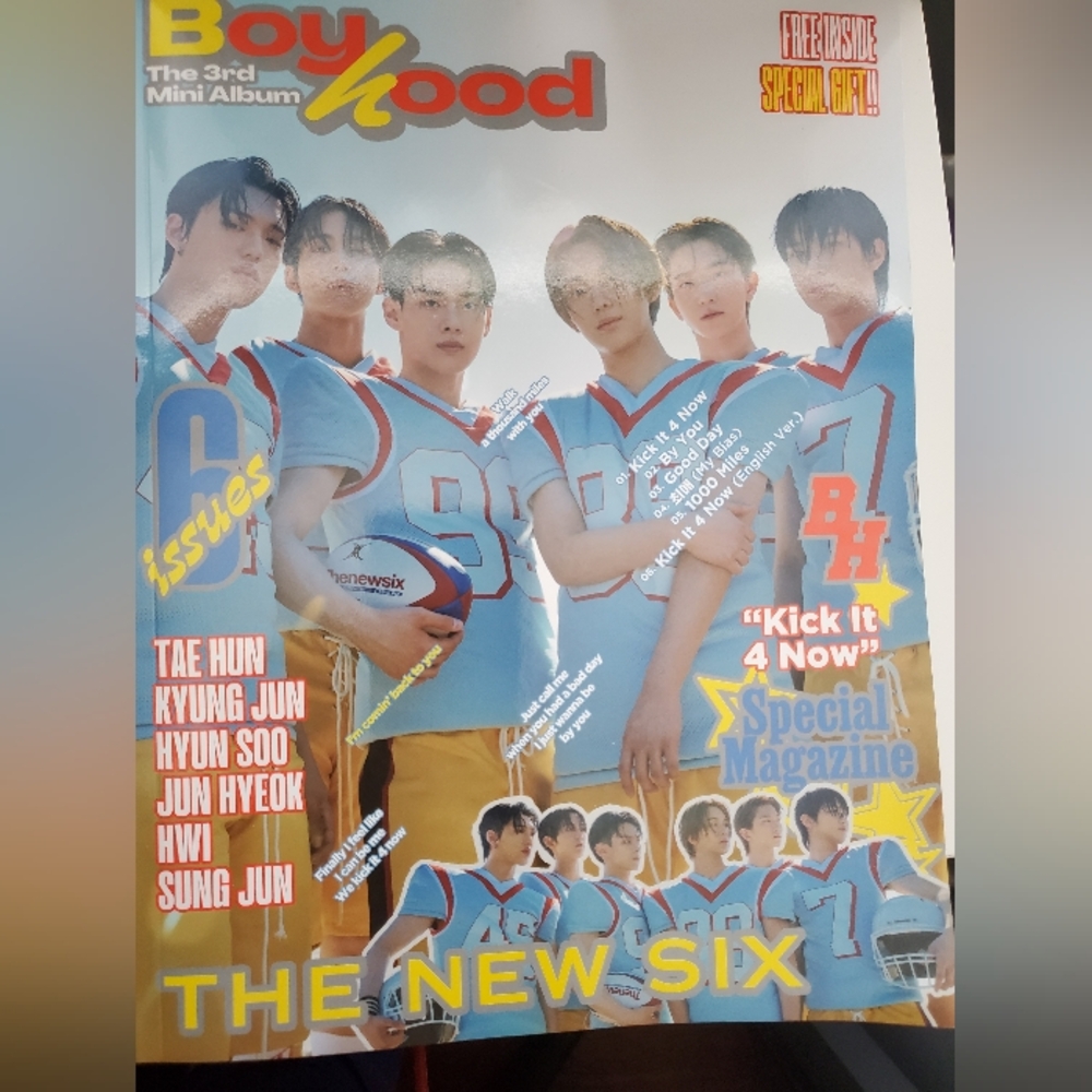 THE NEW SIX (TNX) - BOYHOOD NOSTALGIA Kpop Album Version (Corner Damage)
